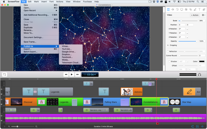 Logiciel d'enregistrement d'écran ScreenFlow