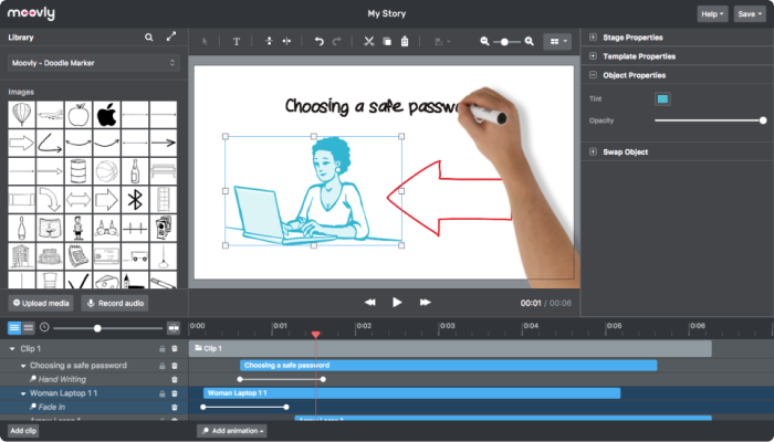 Moovly tutorial video maker 