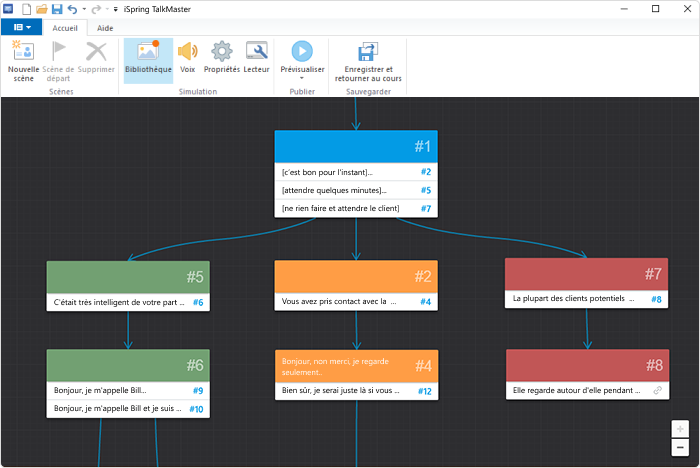 Créer une simulation de dialogue avec iSpring Suite