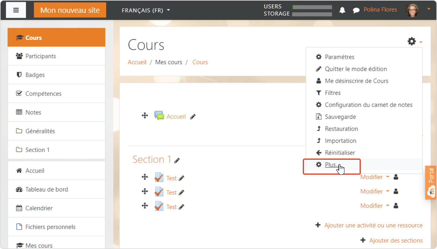 Banque de questions de Moodle™