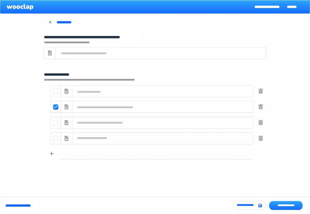 Wooclap pour la création d'un sondage en ligne