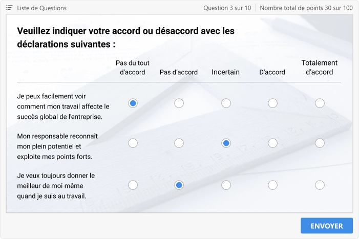 L'exemple d'un questionnaire de satisfaction formation