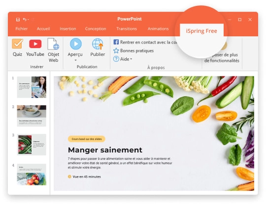 Créer un quiz en ligne multijoueur avec iSpring Free