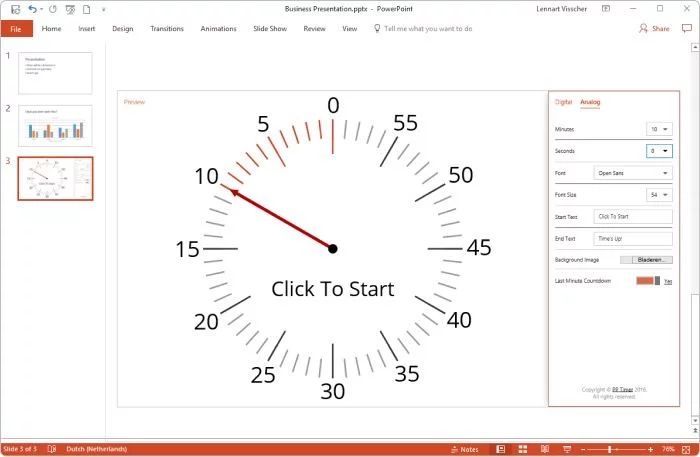 PP Timer est l’un des meilleurs compléments pour PowerPoint