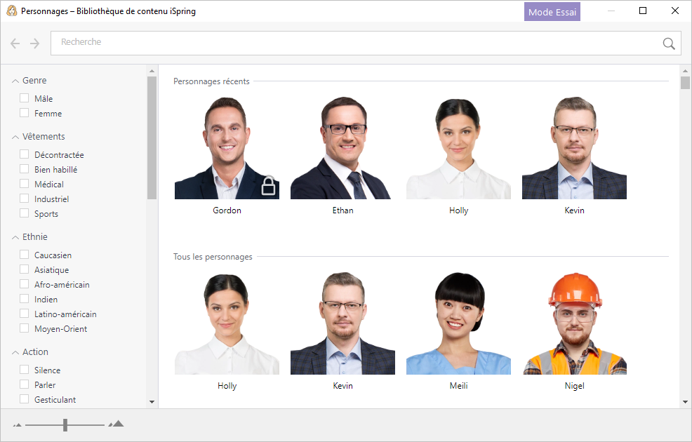 Bibliothèque de contenu dans iSpring Suite Bibliothèque de contenu pour la formation e-learning