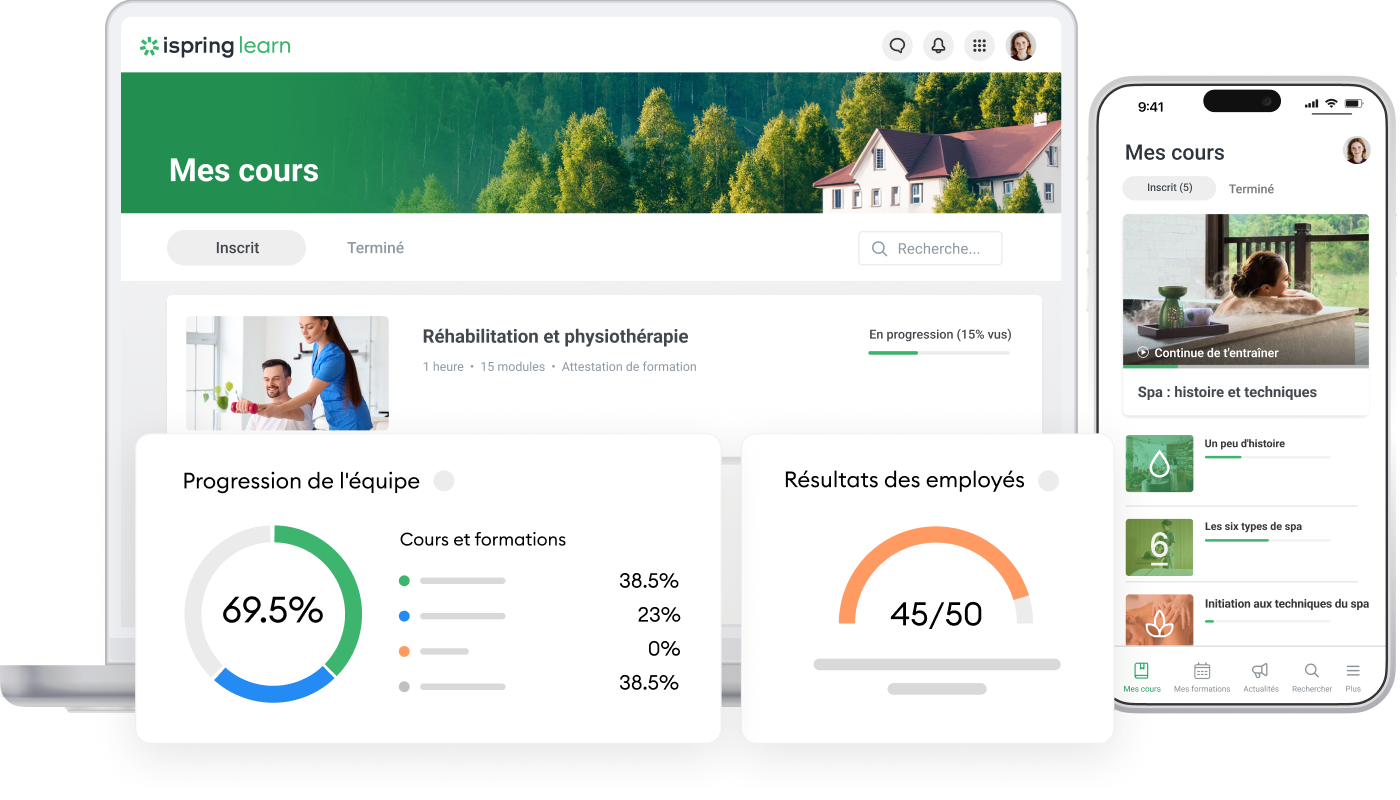 iSpring LMS iSpring LMS est un LMS pour e-learning