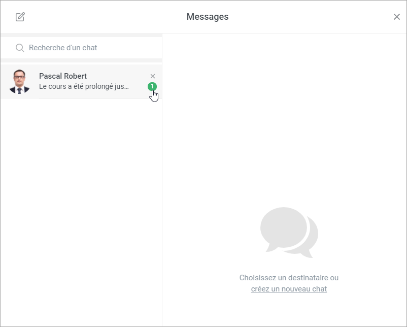 Chat dans iSpring LMS Chat dans une formation e-learning